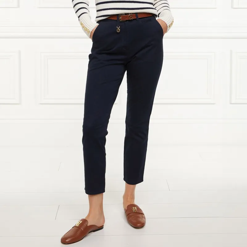 Holland Cooper Arnesby Chino Women's Pants - Ink Navy