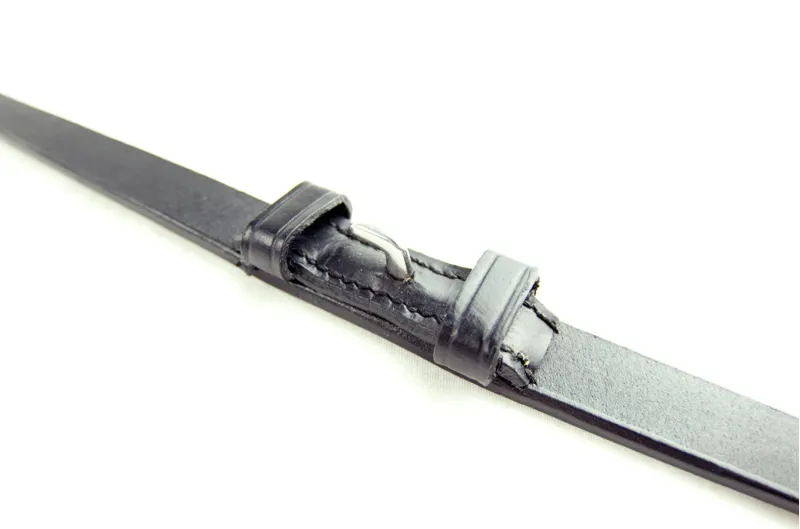 Dever Ascot Super Grip Reins with Billets - Black-2