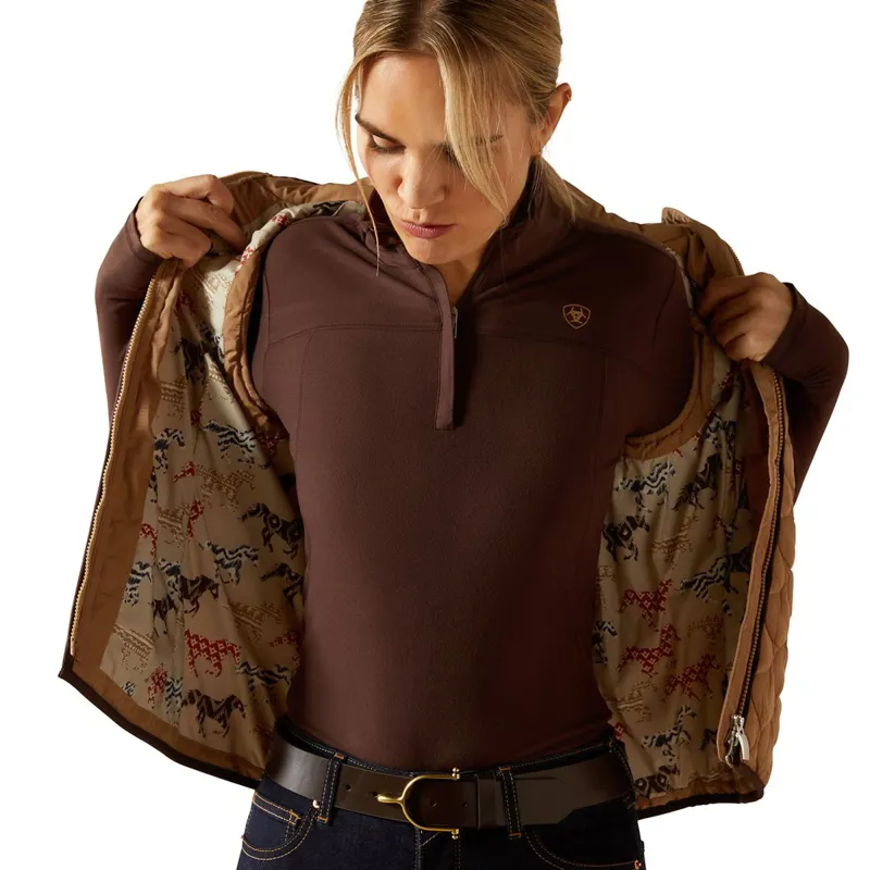 Ariat Ashley 2.0 Women's Insulated Vest - Tigers Eye-1