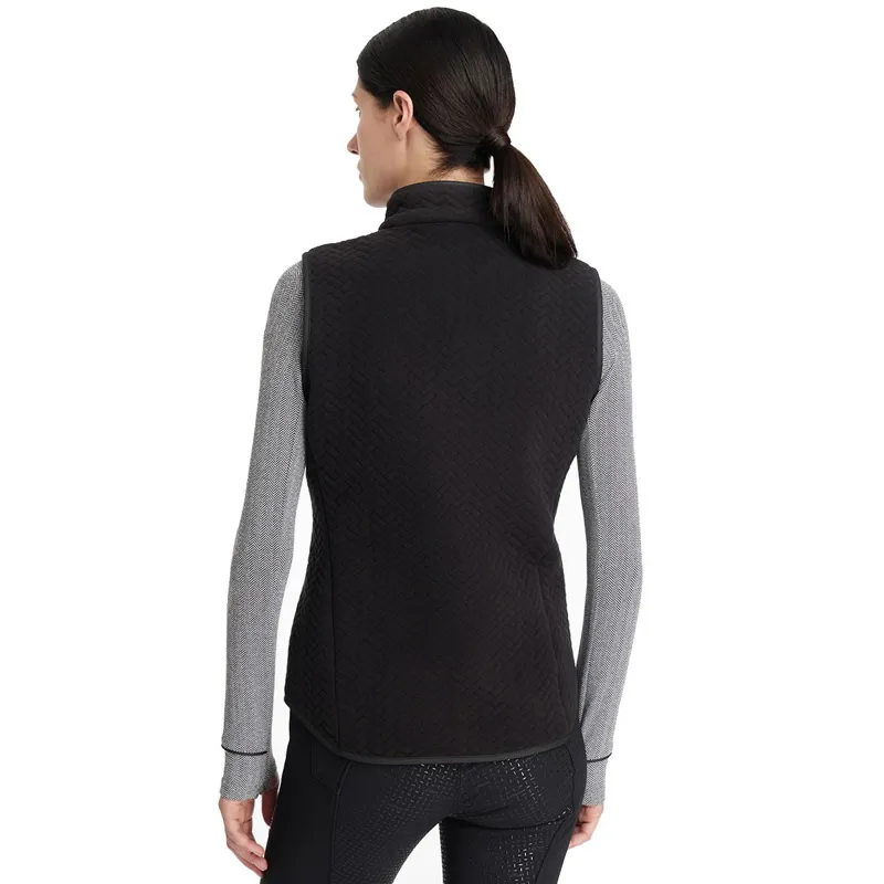 LeMieux Aspen Herringbone Women's Fleece Vest - Black-8