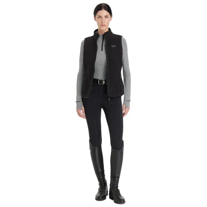 LeMieux Aspen Herringbone Women's Fleece Vest - Black-7
