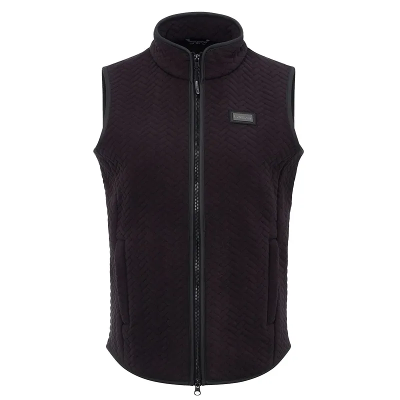 LeMieux Aspen Herringbone Women's Fleece Vest - Black-5