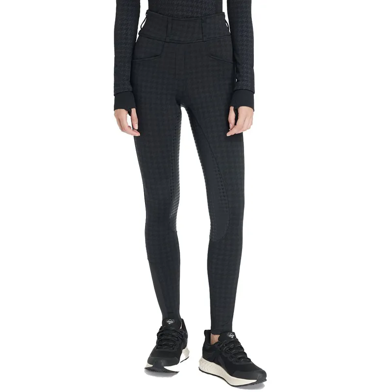 LeMieux Aspen Full Grip Women's Breggings - Houndstooth-1