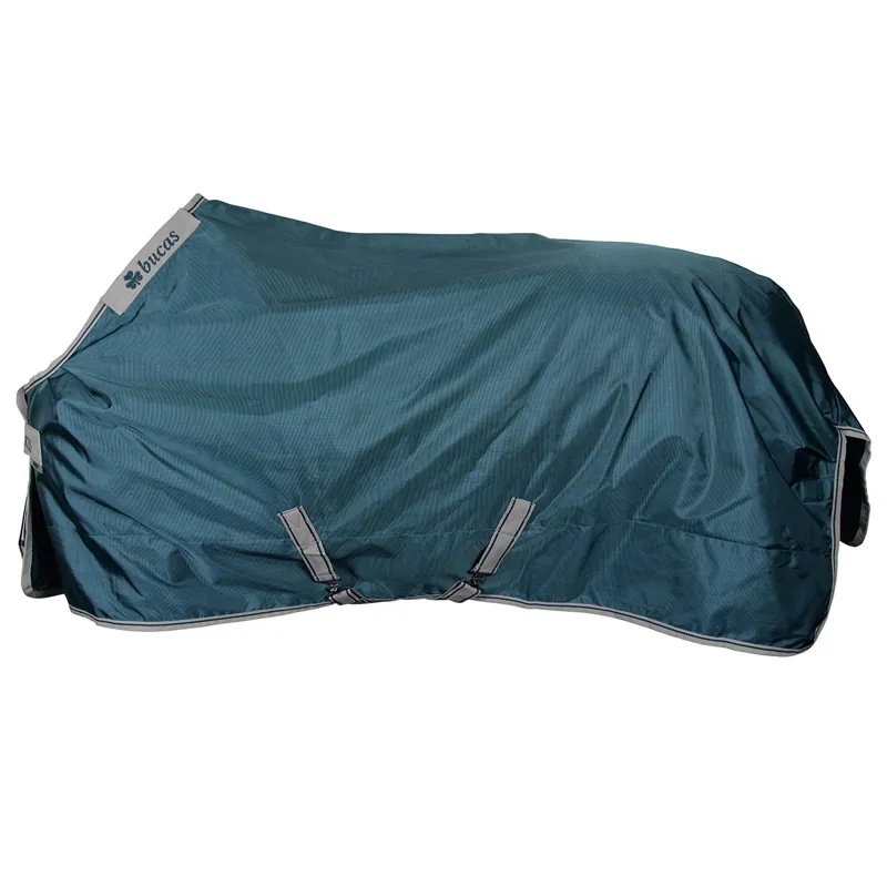 Bucas Atlantic 50g Standard Neck Turnout Blanket - Atlantic Green-7
