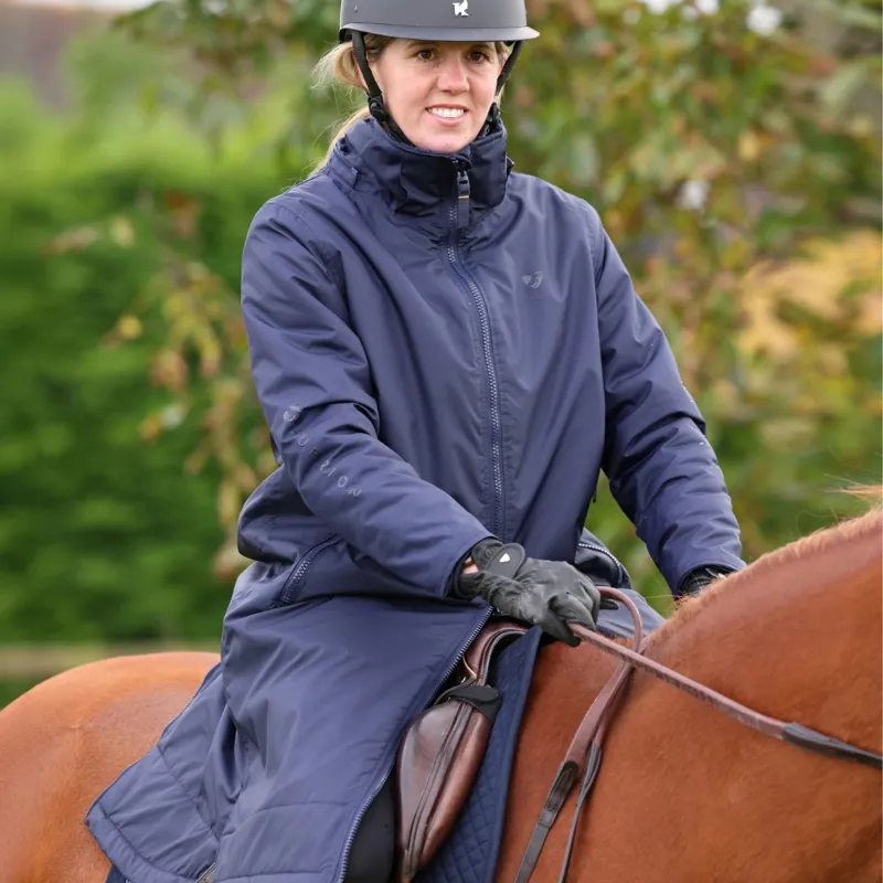Aubrion All Weather Unisex Waterproof Robe - Navy-1