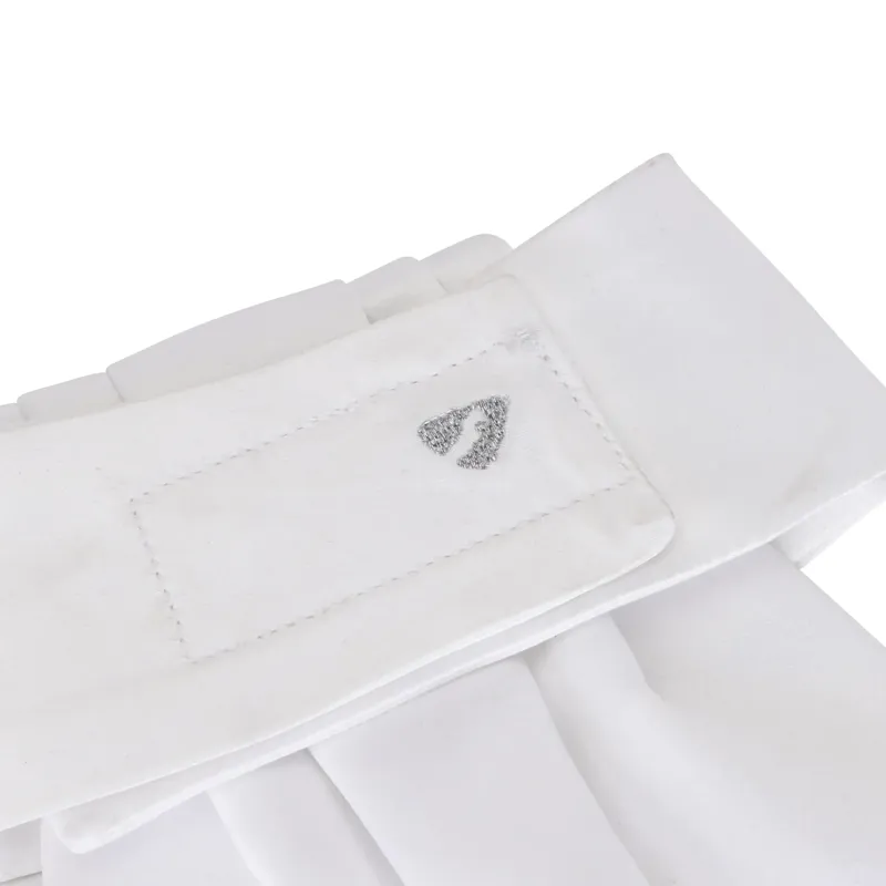 Aubrion Berrington Pre-Tied Show Stock Tie - White-3