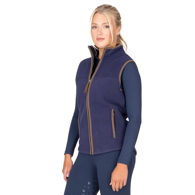 Aubrion Core Womens Fleece Vest - Navy-5
