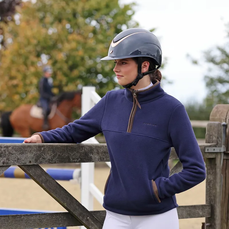 Aubrion Core Womens Half Zip Fleece - Navy-8