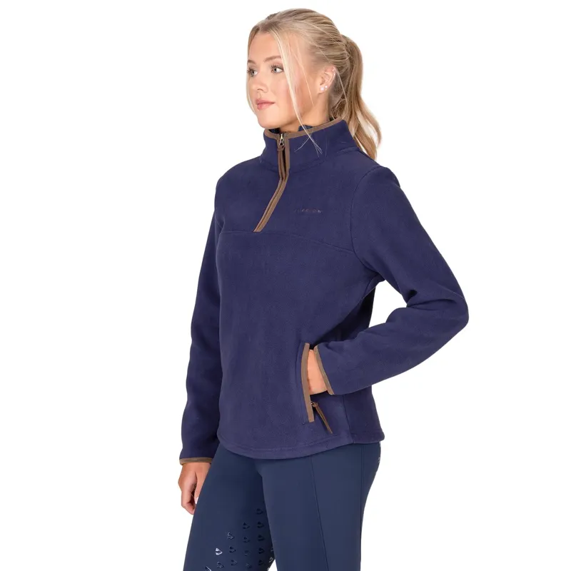 Aubrion Core Womens Half Zip Fleece - Navy-1