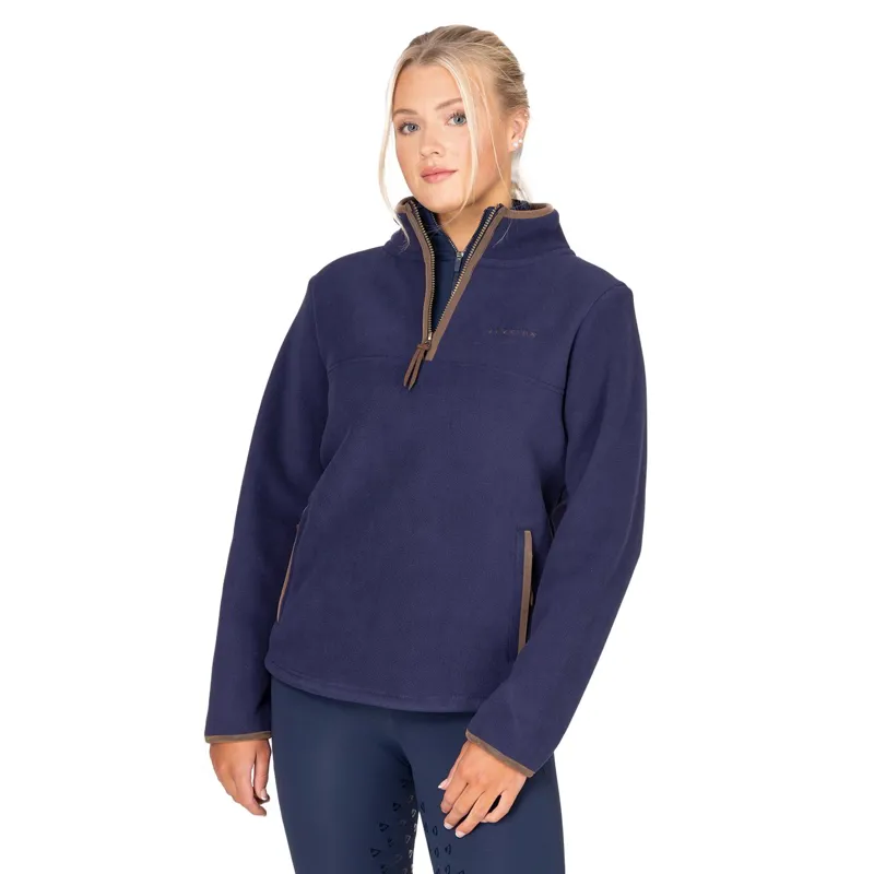 Aubrion Core Womens Half Zip Fleece - Navy