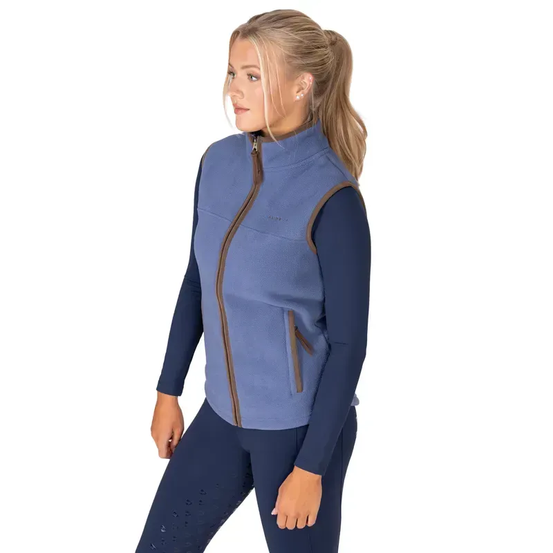 Aubrion Core Women's Fleece Vest - Blue-4