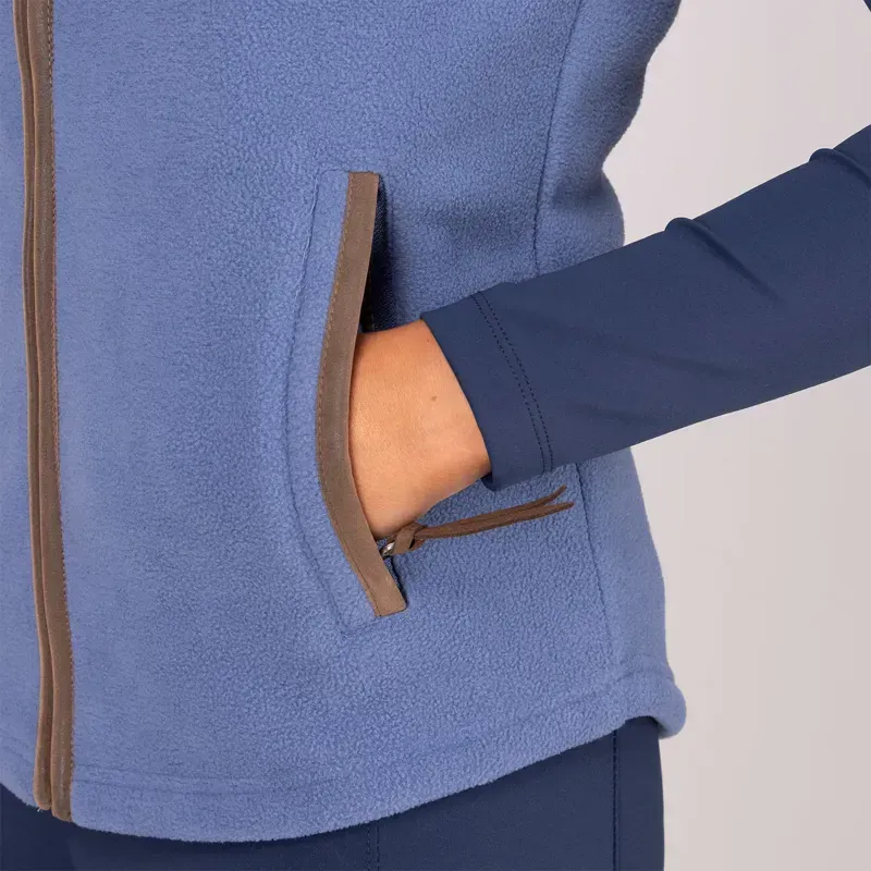 Aubrion Core Women's Fleece Vest - Blue-6