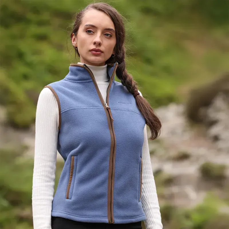 Aubrion Core Women's Fleece Vest - Blue-8