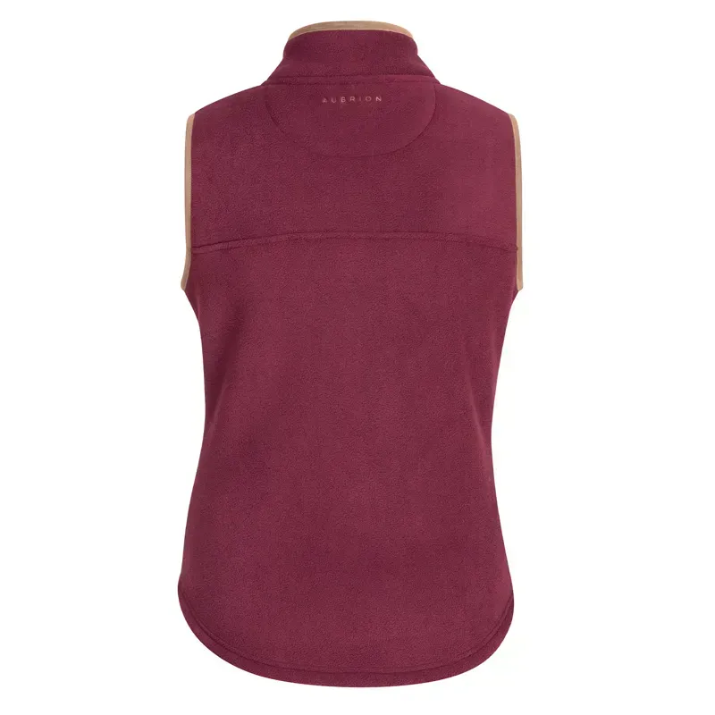 Aubrion Core Womens Fleece Vest - Maroon-7