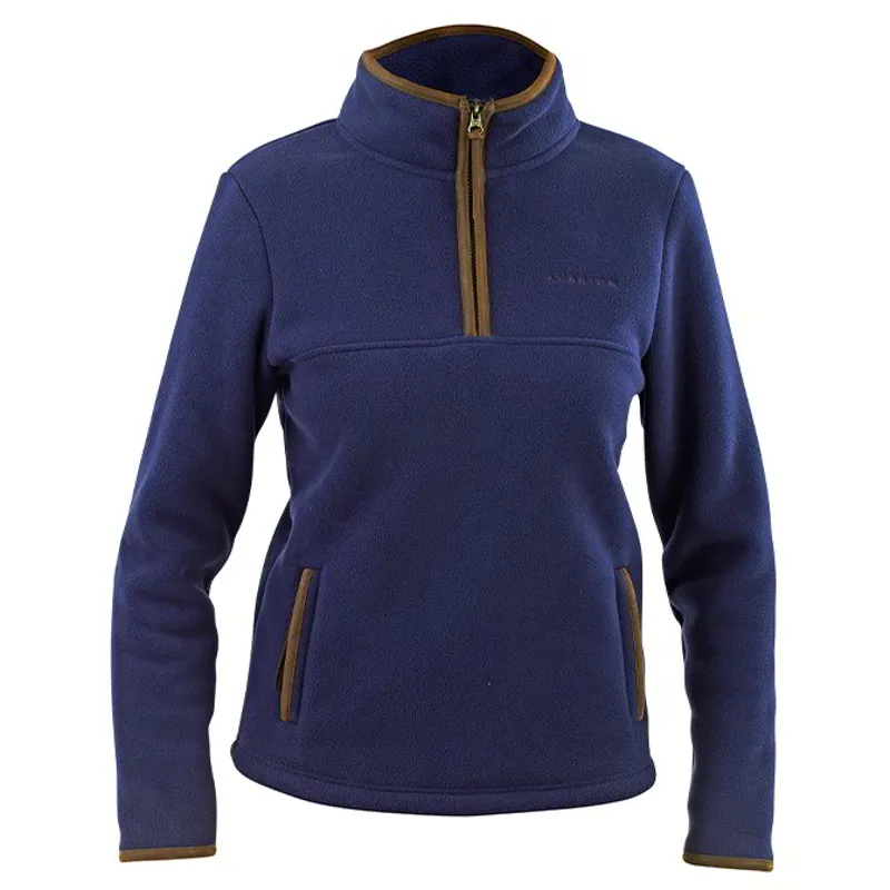 Aubrion Core Womens Half Zip Fleece - Navy-3