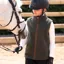 Aubrion Core Young Rider Fleece Vest - Green