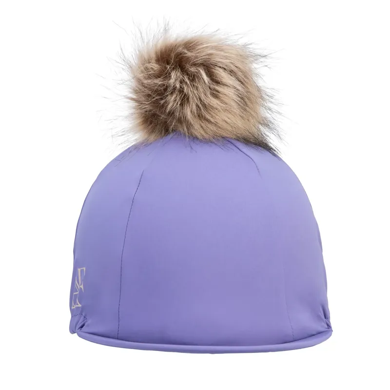 Aubrion Equestrian Helmet Cover - Heather-2