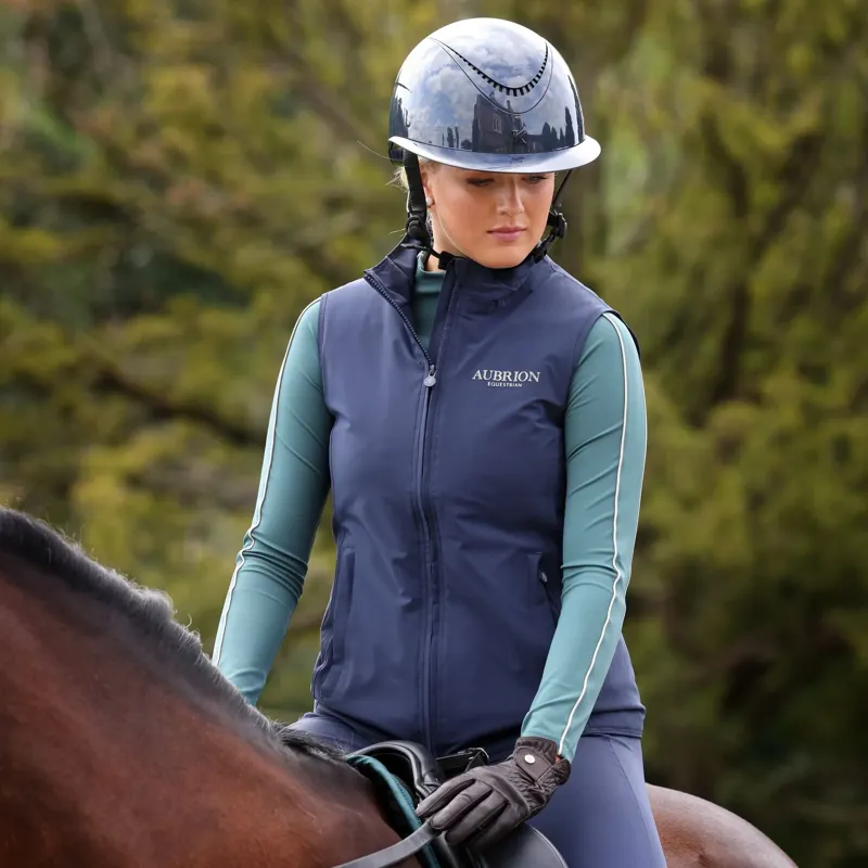 Aubrion Equestrian Womens Vest - Midnight-8
