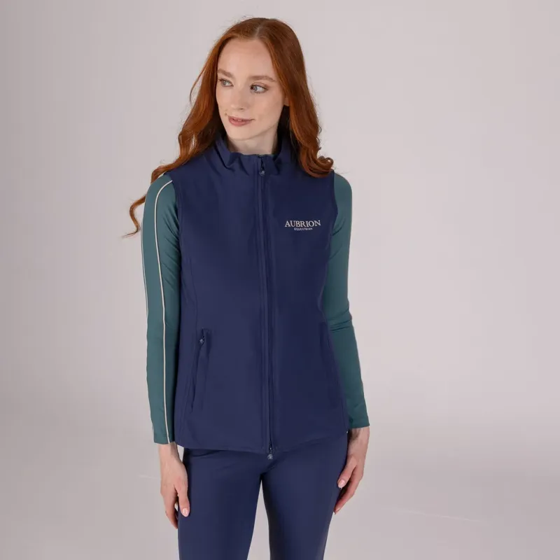 Aubrion Equestrian Womens Vest - Midnight-10