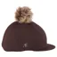 Aubrion Equestrian Helmet Cover - Espresso