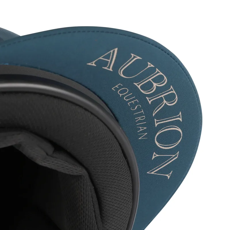 Aubrion Equestrian Helmet Cover - Estate Blue-5