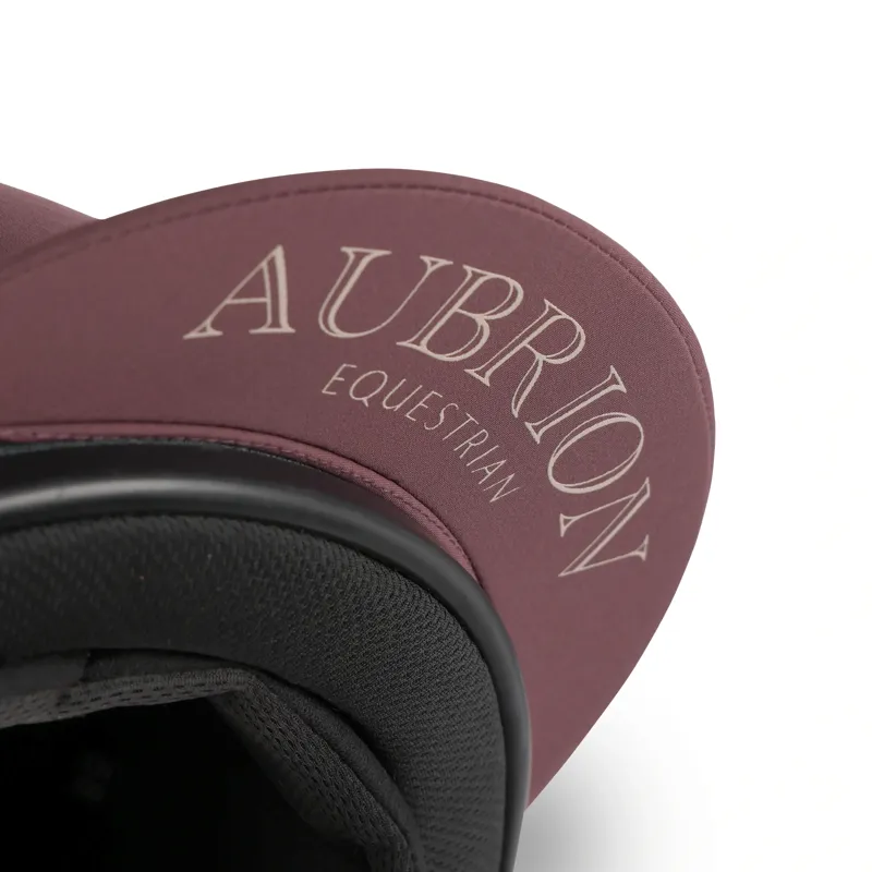 Aubrion Equestrian Helmet Cover - Thistle-2