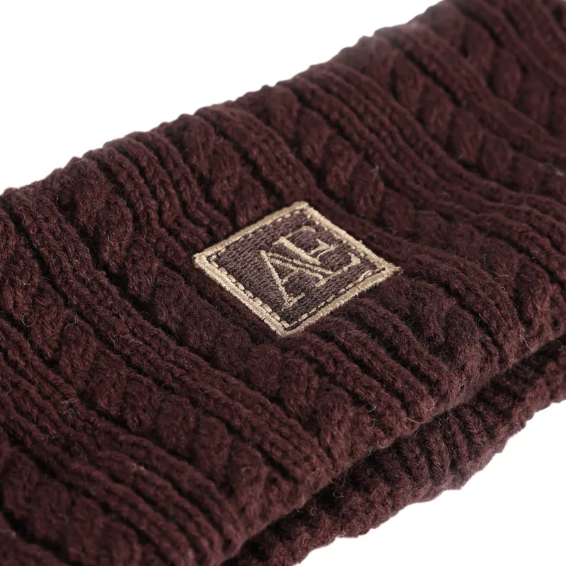 Aubrion Equestrian Women's Headband - Espresso-2