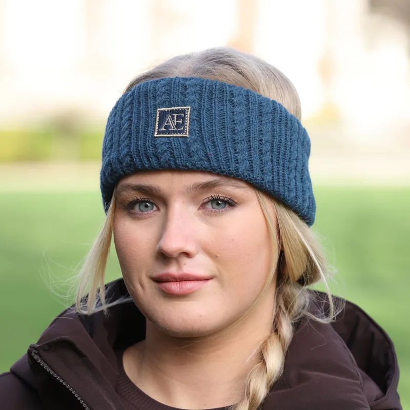 Aubrion Equestrian Women's Headband - Estate Blue-1