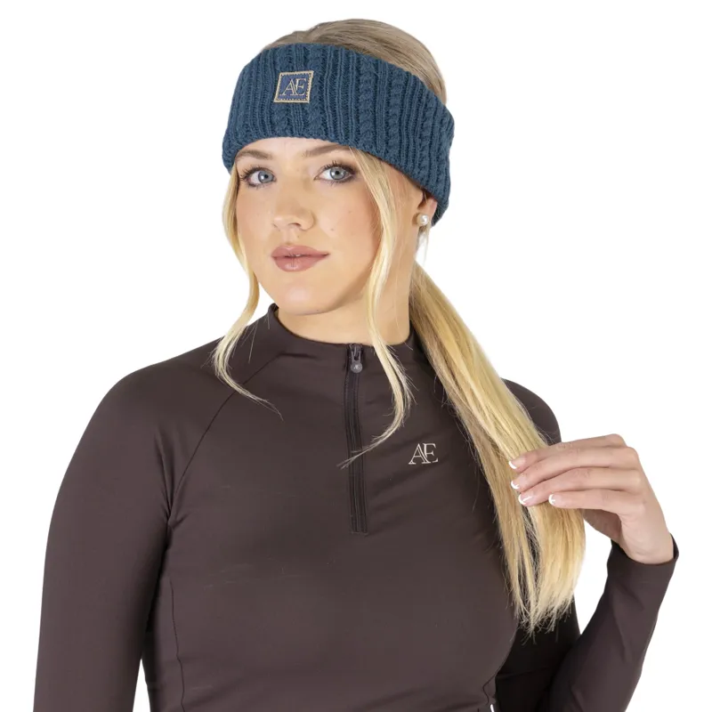 Aubrion Equestrian Women's Headband - Estate Blue-5