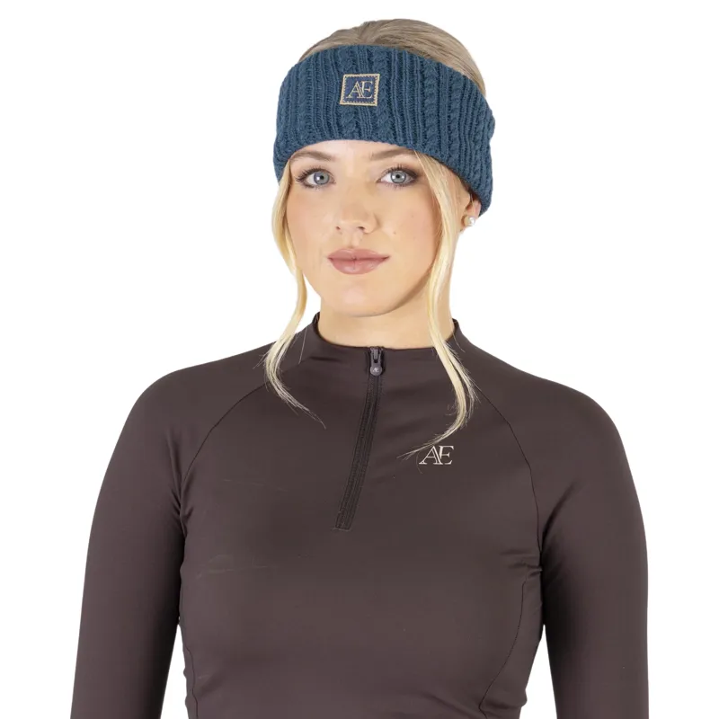 Aubrion Equestrian Women's Headband - Estate Blue-4