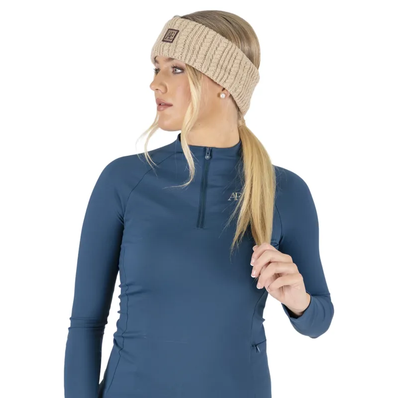 Aubrion Equestrian Women's Headband - Oat-4