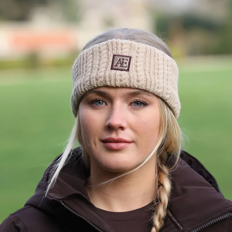 Aubrion Equestrian Women's Headband - Oat-1