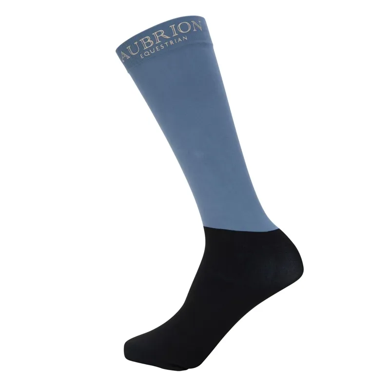 Aubrion Equestrian Women's Tall Riding Socks - Storm-1