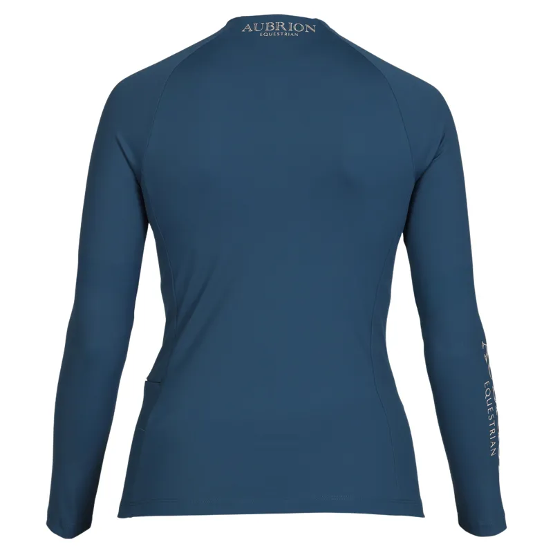Aubrion Winter Long Sleeve Women's Base Layer - Estate Blue-3