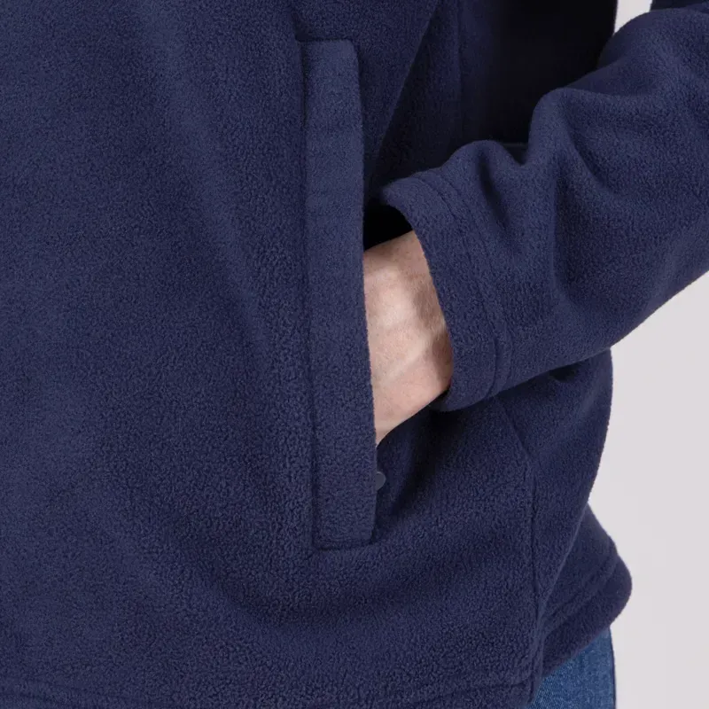 Aubrion Equestrian Women's Polo Fleece - Midnight/Taupe-8