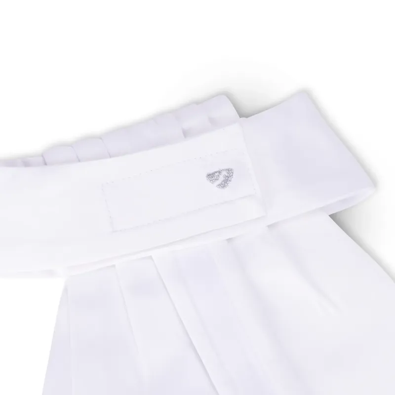 Aubrion Hampton Ready Tied Show Stock Tie - White-3
