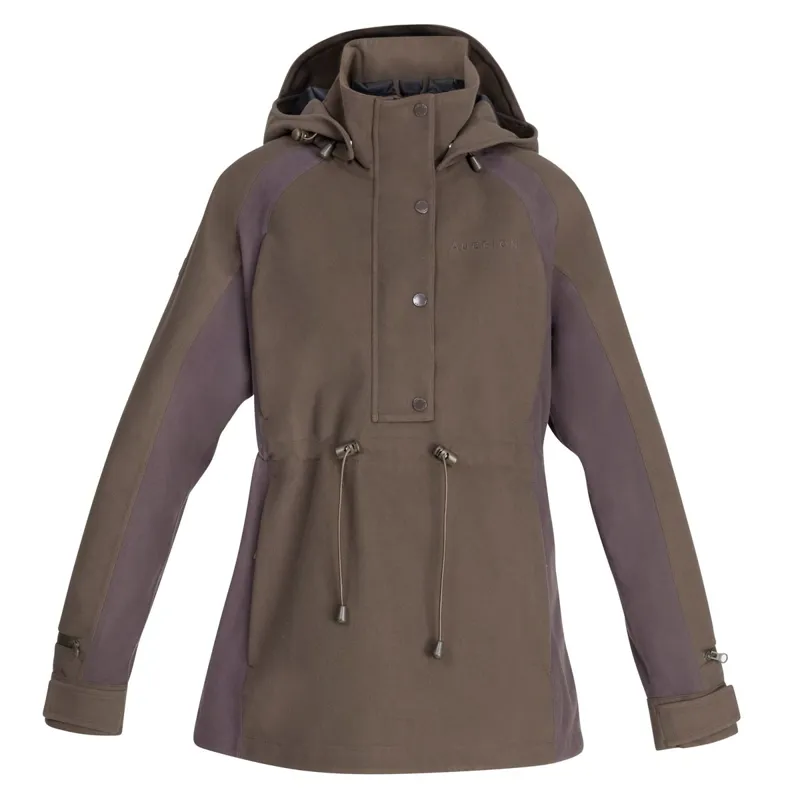 Aubrion Heritage Unisex Quarter Zip Waterproof Jacket - Dark Olive