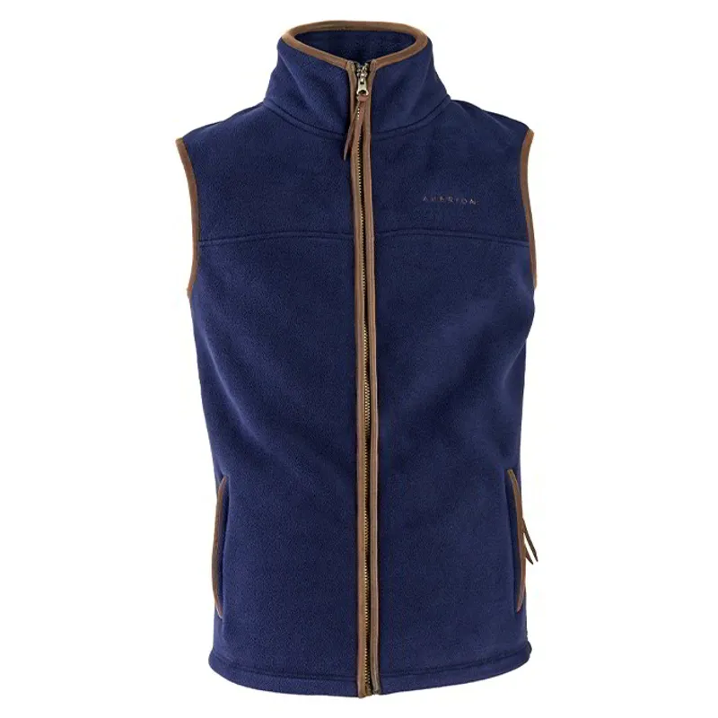 Aubrion Core Mens Fleece Vest - Navy-1