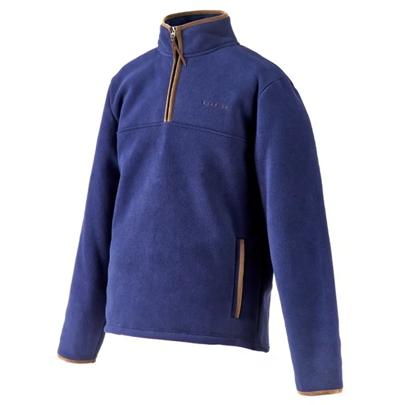 Aubrion Core Men's Half Zip Fleece - Navy-7