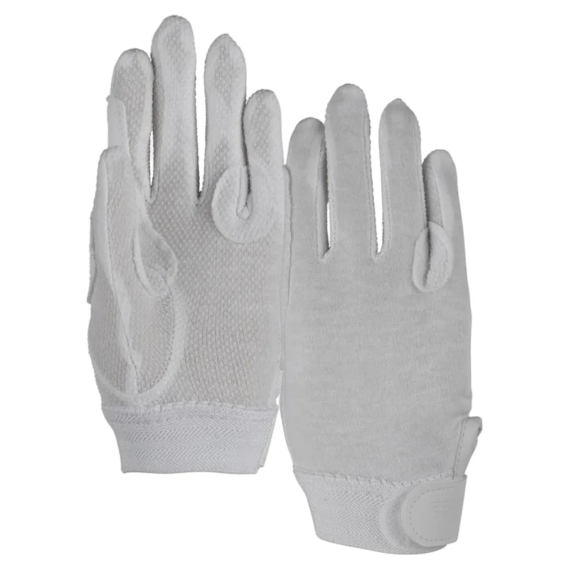 Aubrion Newbury Adult Riding Gloves-White