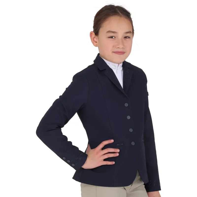 Aubrion Optima-GX Young Rider Show Coat - Navy