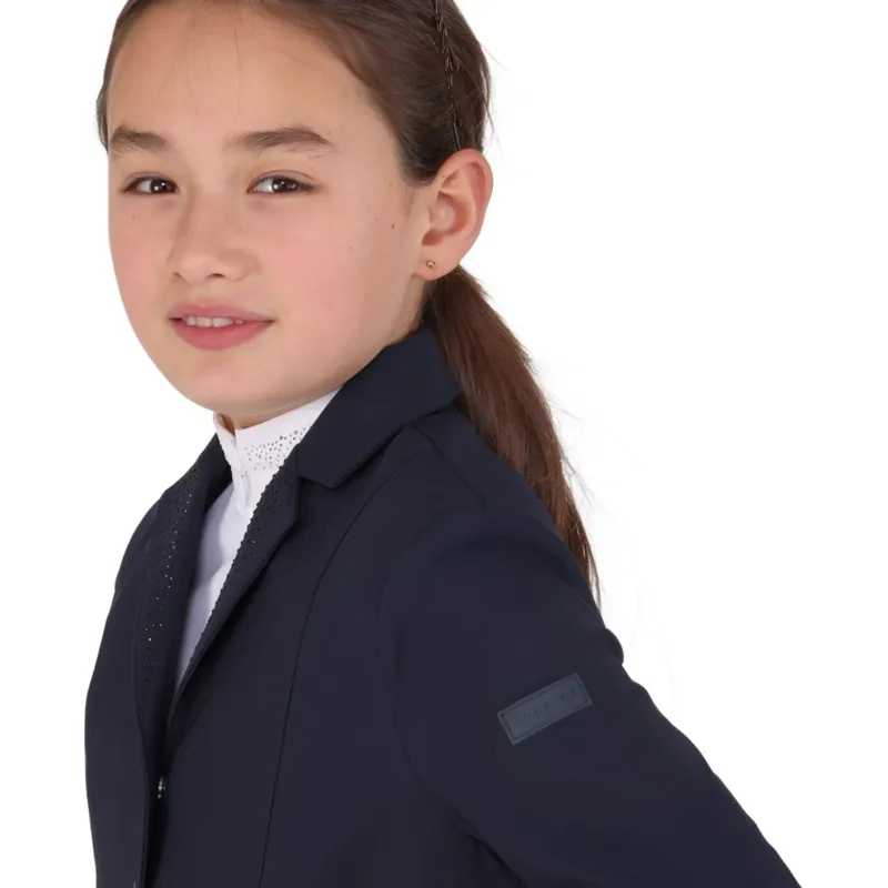 Aubrion Optima-GX Young Rider Show Coat - Navy-2