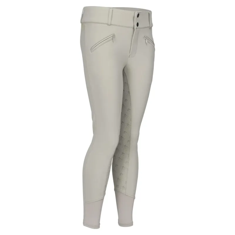 Aubrion Optima GX Young Rider Full Grip Competition Breeches - Beige