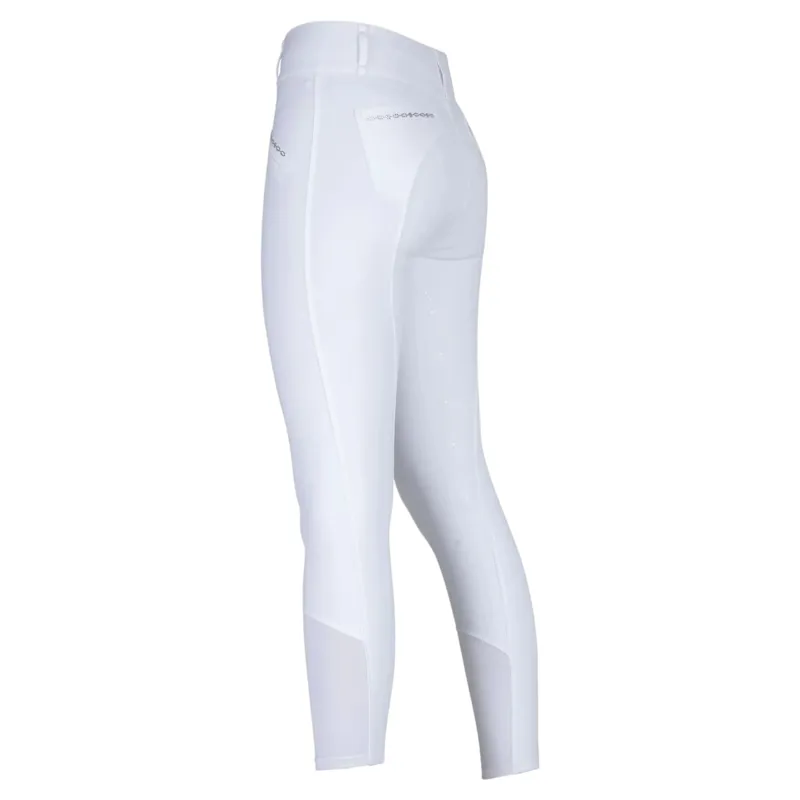 Aubrion Optima LX Full Grip Women's Competition Breeches - White-1