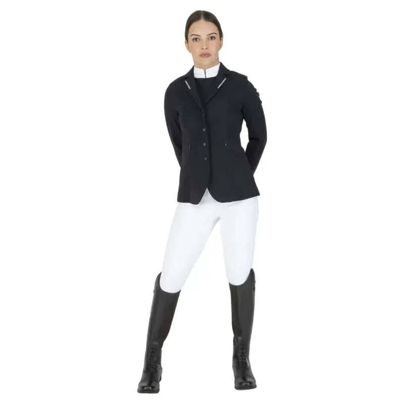 Aubrion Optima LX Full Grip Women's Competition Breeches - White-7