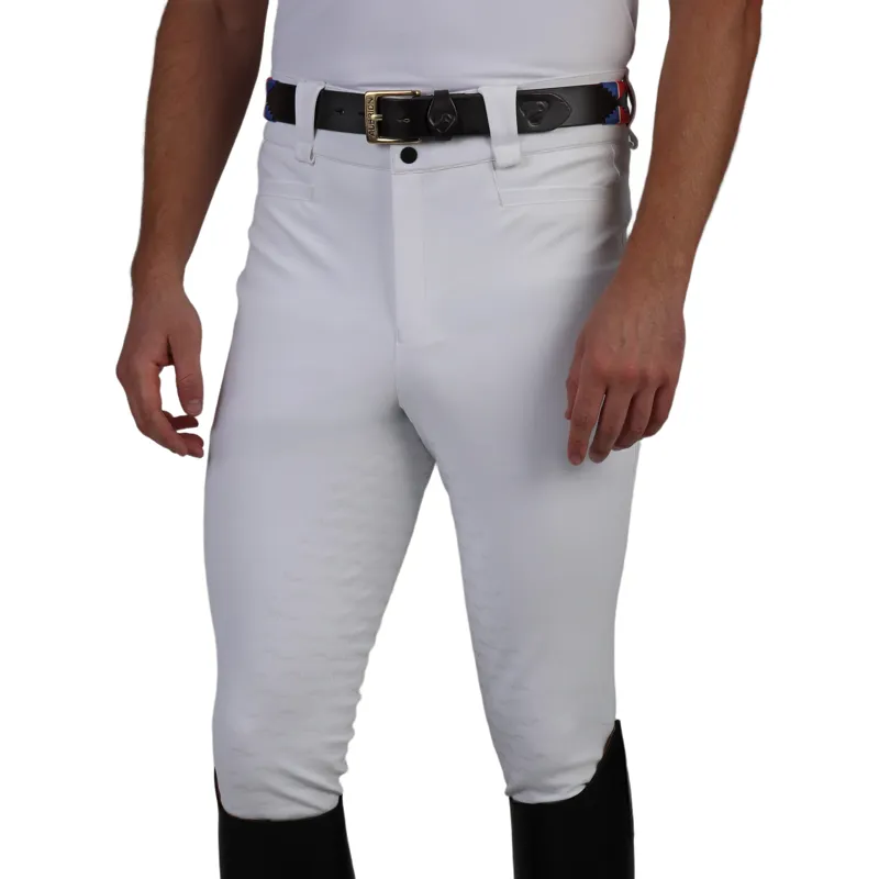 Aubrion Optima MX Men's Full Grip Breeches - White