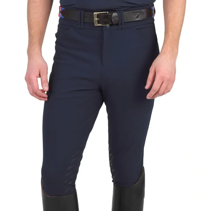 Aubrion Optima MX Knee Patch Men's Breeches - Navy-1