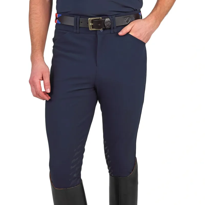 Aubrion Optima MX Knee Patch Men's Breeches - Navy-2