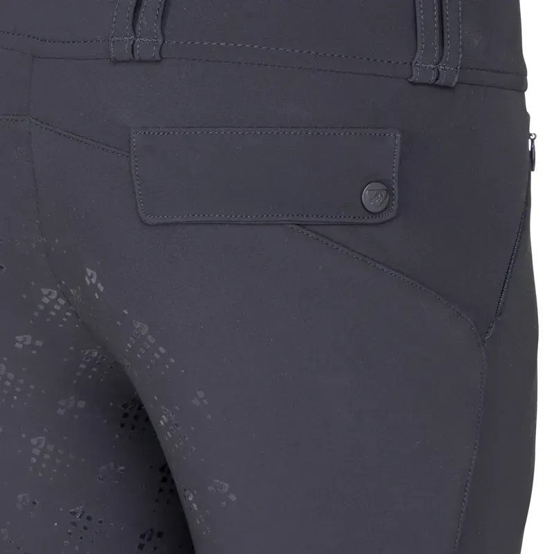 Aubrion Optima MX Young Rider Full Grip Breeches - Black-4