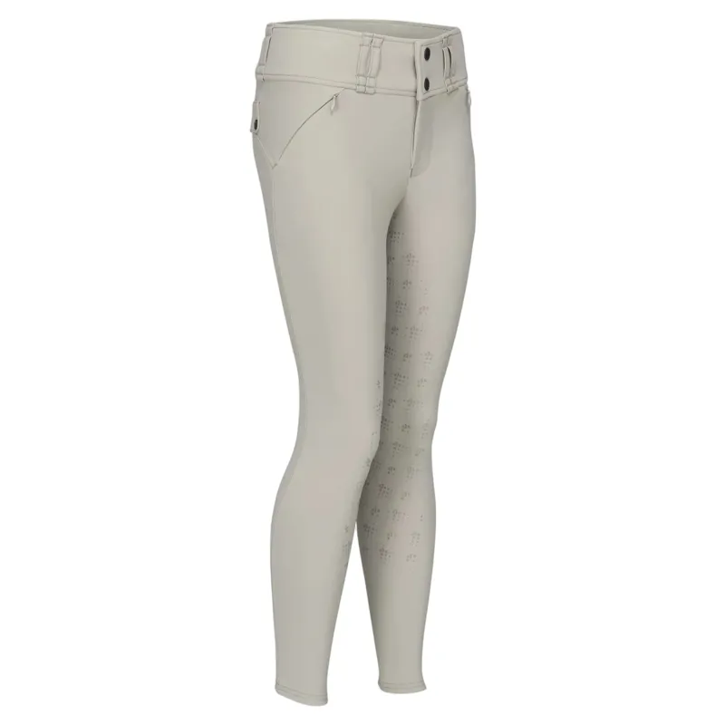 Aubrion Optima MX Young Rider Full Grip Competition Breeches-Beige